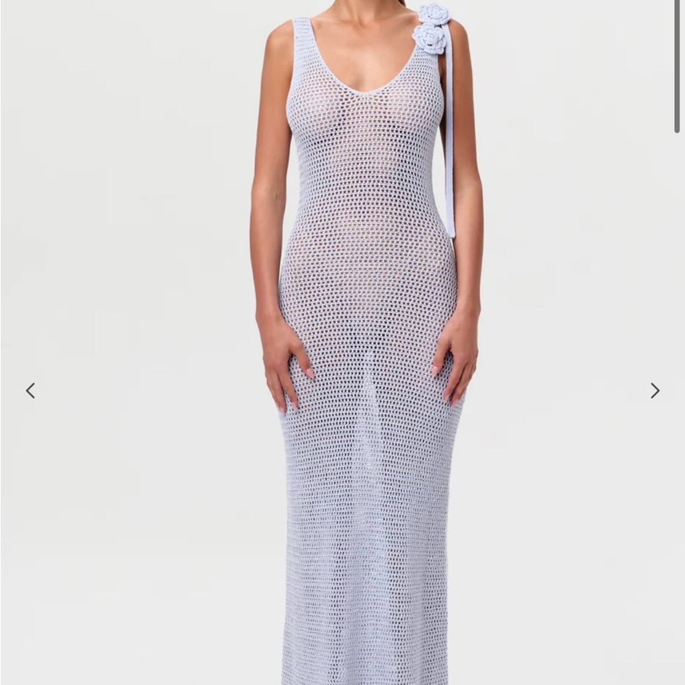 Naked Wardrobe White Maxi Dress